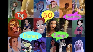 Top 50 Disney Songs [upl. by Swartz]