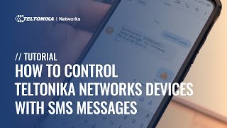 How to Control Teltonika Networks Devices with SMS Messages [upl. by Asilem]