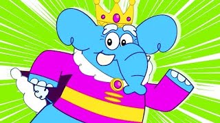 Hathi Raja  Elephant King 🐘 More Hindi Rhymes For Kids By HooplaKidzHindi On Nursery Rhymes Club [upl. by Eejan]