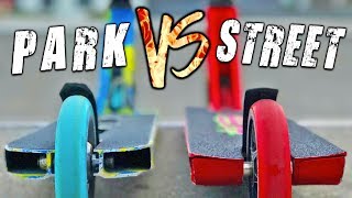 PARK vs STREET BEST CUSTOM PRO SCOOTERS [upl. by Tav]