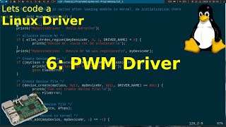 Lets code a Linux Driver  6 PWM Driver [upl. by Pomcroy]