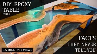 DIY Epoxy Table  Step By Step Guide  Part 2 [upl. by Bobby57]