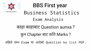 BBS first year Business statistics207677  by study material [upl. by Apicella]