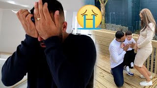 SURPRISE PREGNANCY ANNOUNCEMENT  Telling My Husband Im Pregnant Again EMOTIONAL VLOG [upl. by Aicilic]