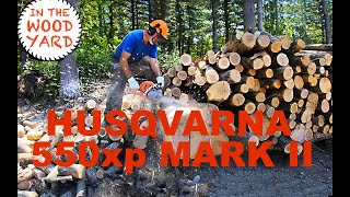 Husqvarna 550 XP® Mark II In Another Wood Yard  364 [upl. by Koenraad]