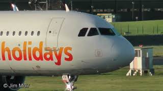 Crew Training Prestwick Airport Airbus A321 GHLYF [upl. by Rowena]