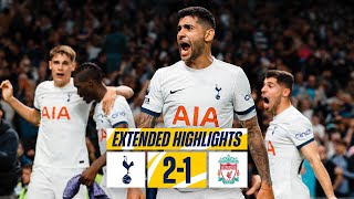 TOTTENHAM HOTSPUR 21 LIVERPOOL  PREMIER LEAGUE EXTENDED HIGHLIGHTS [upl. by Modern]