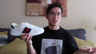 Gucci New Ace Sneaker Review and Sizing [upl. by Xeno]