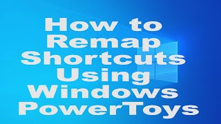 How to Remap Keys with Windows PowerToys [upl. by Marquita727]