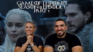 Game of Thrones Season 8 Episode 1 Winterfell Part 1 REACTION REUPLOAD [upl. by Therese164]