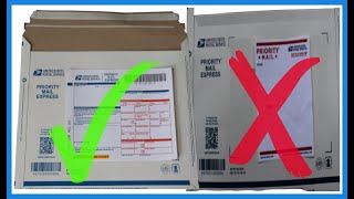 How  What LABEL amp BOXES TO USE for Priority Mail and Express Service at Post Office Service [upl. by Fiora]