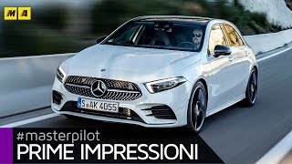 Nuova Mercedes Classe A 2018  Prova A 180d 15 diesel da 116 CV 4k video [upl. by Yenahpets]