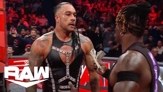 R Truth Tries to Help Damian Priest vs Drew McIntyre  WWE Raw Highlights 12224  WWE on USA [upl. by Halyhs681]