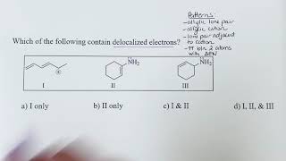 Identifying delocalized electrons example [upl. by Rocky]