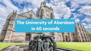 Explore the University of Aberdeen in under 60 seconds [upl. by Acinna485]