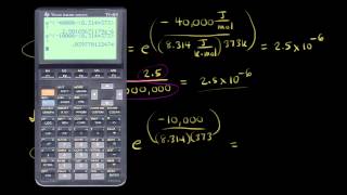 The Arrhenius equation  Kinetics  AP Chemistry  Khan Academy [upl. by Marih495]