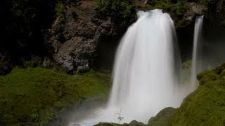 ♥♥ Relaxing 3Hour Video of Large Waterfall [upl. by Yael]