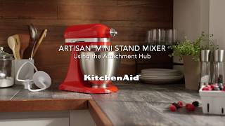 How to Using the Attachment Hub  KitchenAid Artisan Mini [upl. by Hervey]