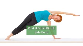 Pilates Exercise Side Bend  Pilates Anytime [upl. by Eneiluj]