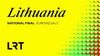 EUROVIZIJALT Livestream  Lithuanias National Final 🇱🇹  Eurovision2025 [upl. by Dodie]