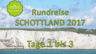 Wohnmobilreise Schottland Tage  Vlog 1 bis 3  Anreise amp England [upl. by Valoniah]