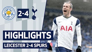 Gareth Bale brace secures dramatic comeback on final day of 2021 season  Leicester 24 Spurs [upl. by Cul]